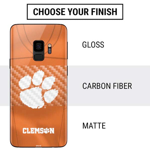Clemson University Orange Jersey Galaxy S9 Skin